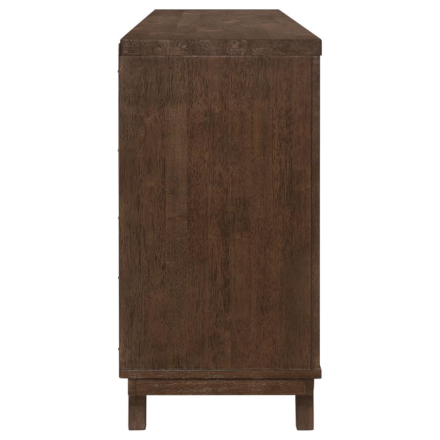 (image for) Reynolds 2-door Sideboard Buffet Storage Cabinet Brown Oak