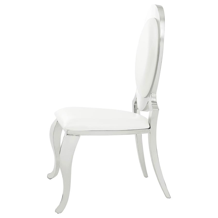 (image for) Anchorage Upholstered Dining Chair Cream White (Set of 2)