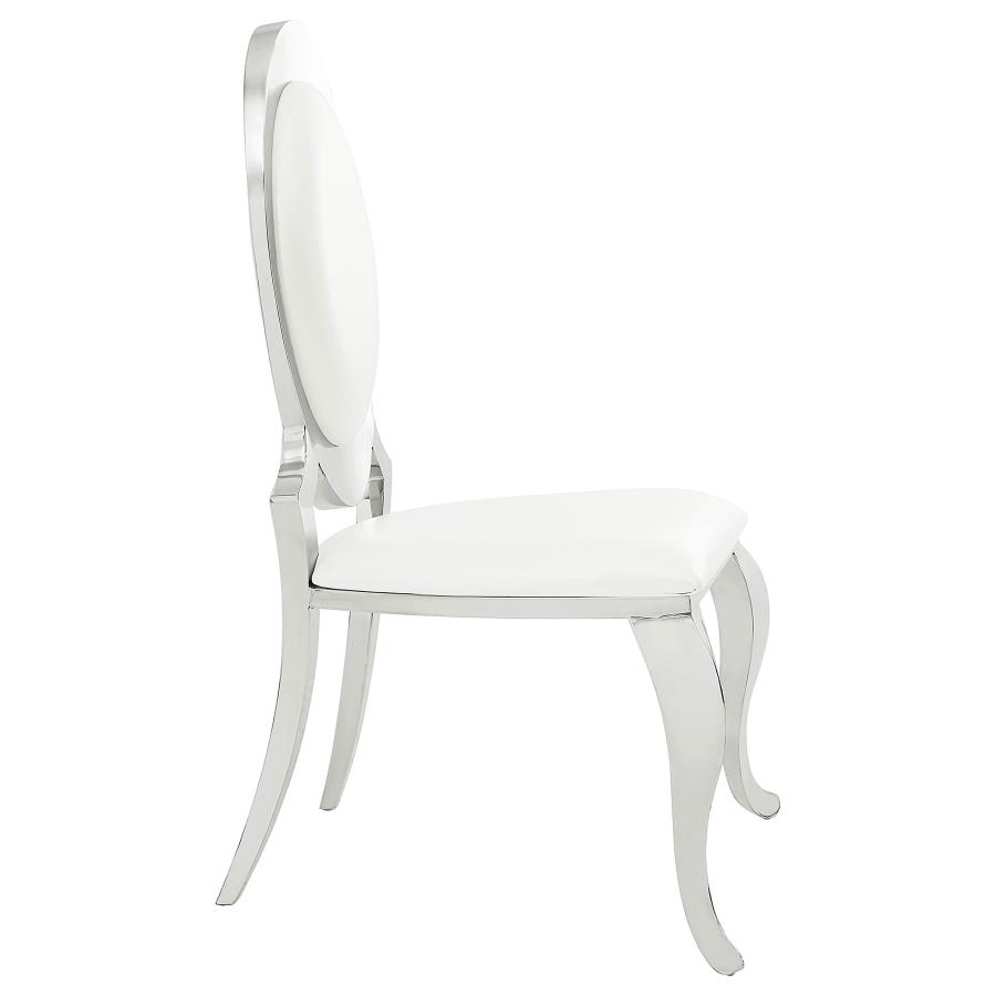 (image for) Anchorage Upholstered Dining Chair Cream White (Set of 2)