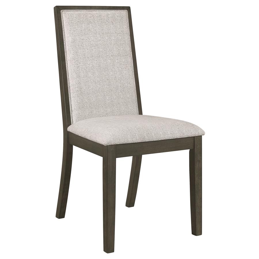 (image for) Kelly Upholstered Dining Side Chair Dark Grey (Set of 2)