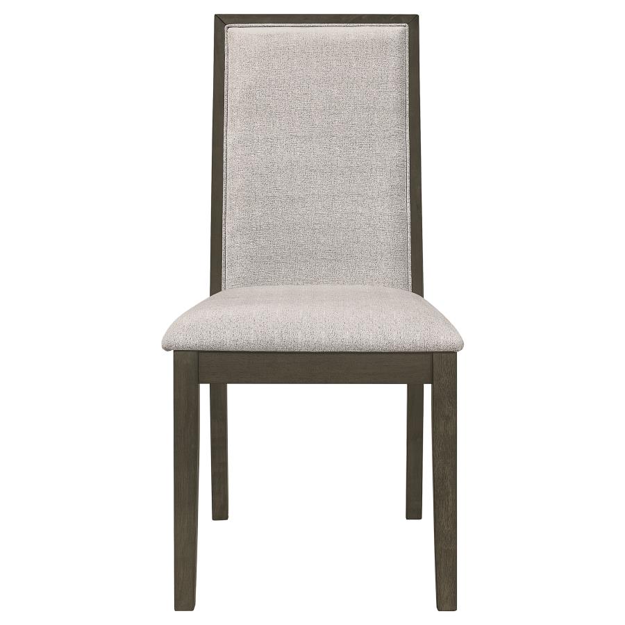 (image for) Kelly Upholstered Dining Side Chair Dark Grey (Set of 2)