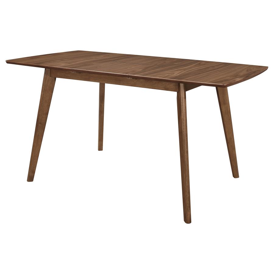 (image for) Alfredo 63-inch Extension Leaf Dining Table Natural Walnut