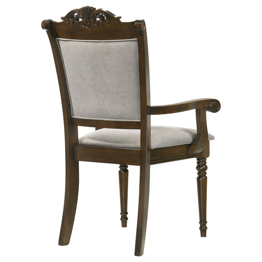 (image for) Willowbrook Wood Dining Arm Chair Chestnut (Set of 2)