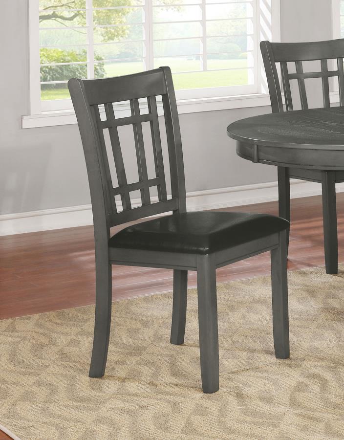 (image for) Lavon Wood Dining Side Chair Medium Grey (Set of 2)