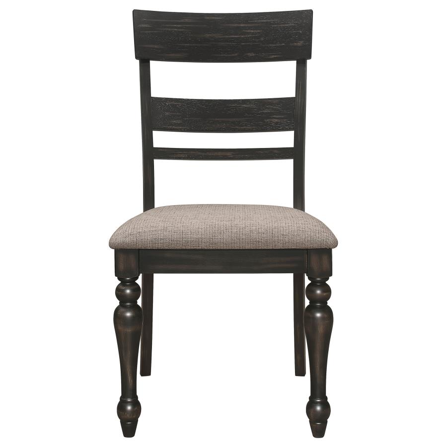 (image for) Bridget Wood Dining Side Chair Charcoal (Set of 2)