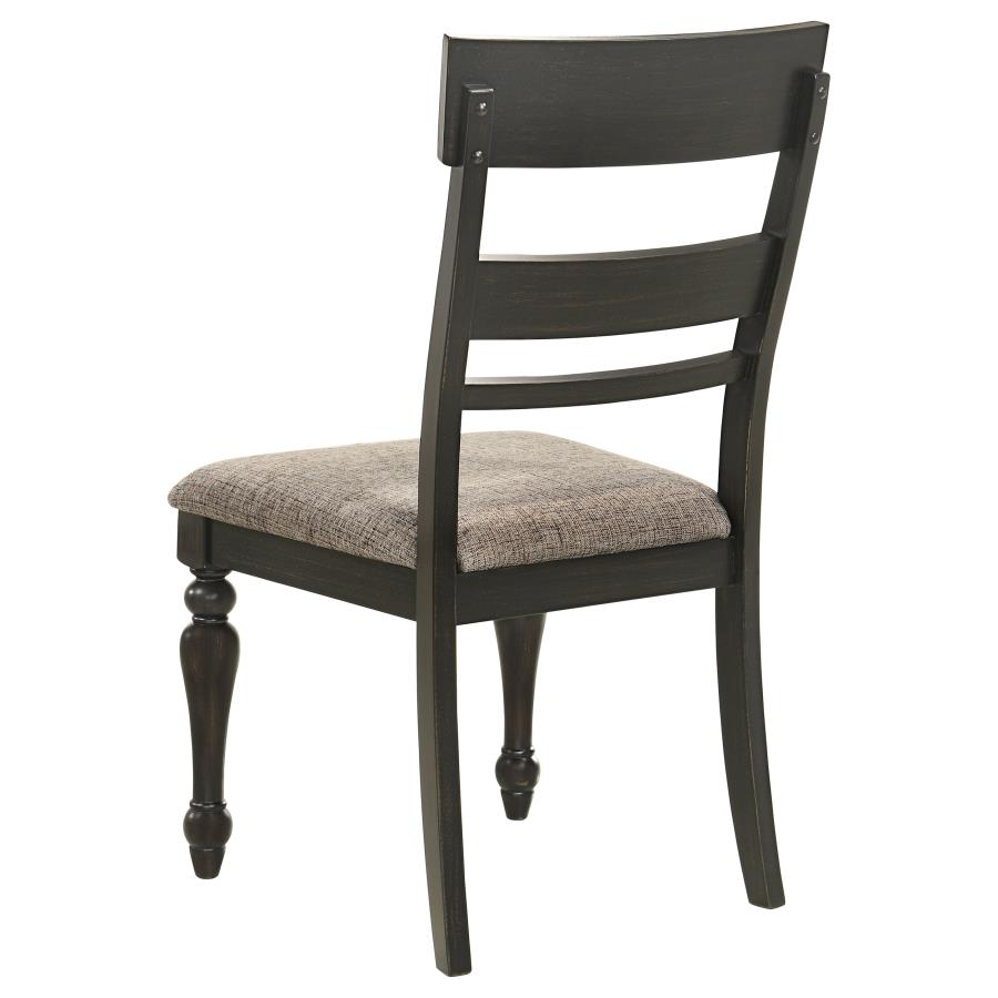 (image for) Bridget Wood Dining Side Chair Charcoal (Set of 2)