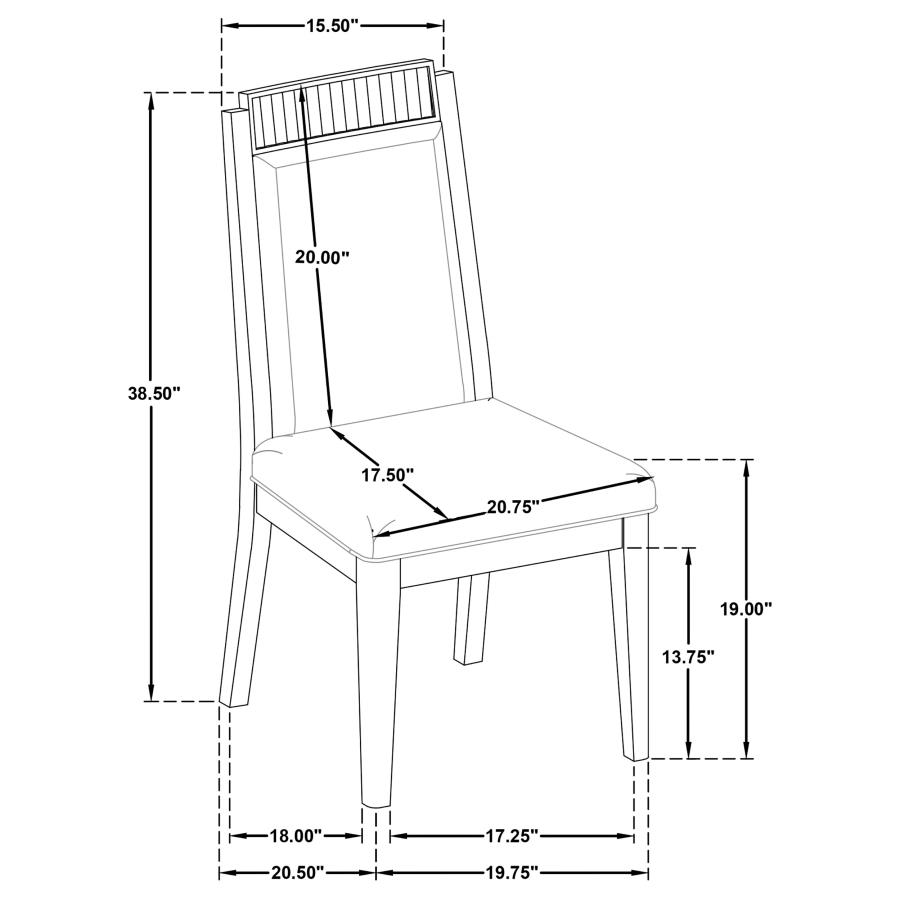 (image for) Brookmead 5-piece Extension Leaf Dining Table Set Black