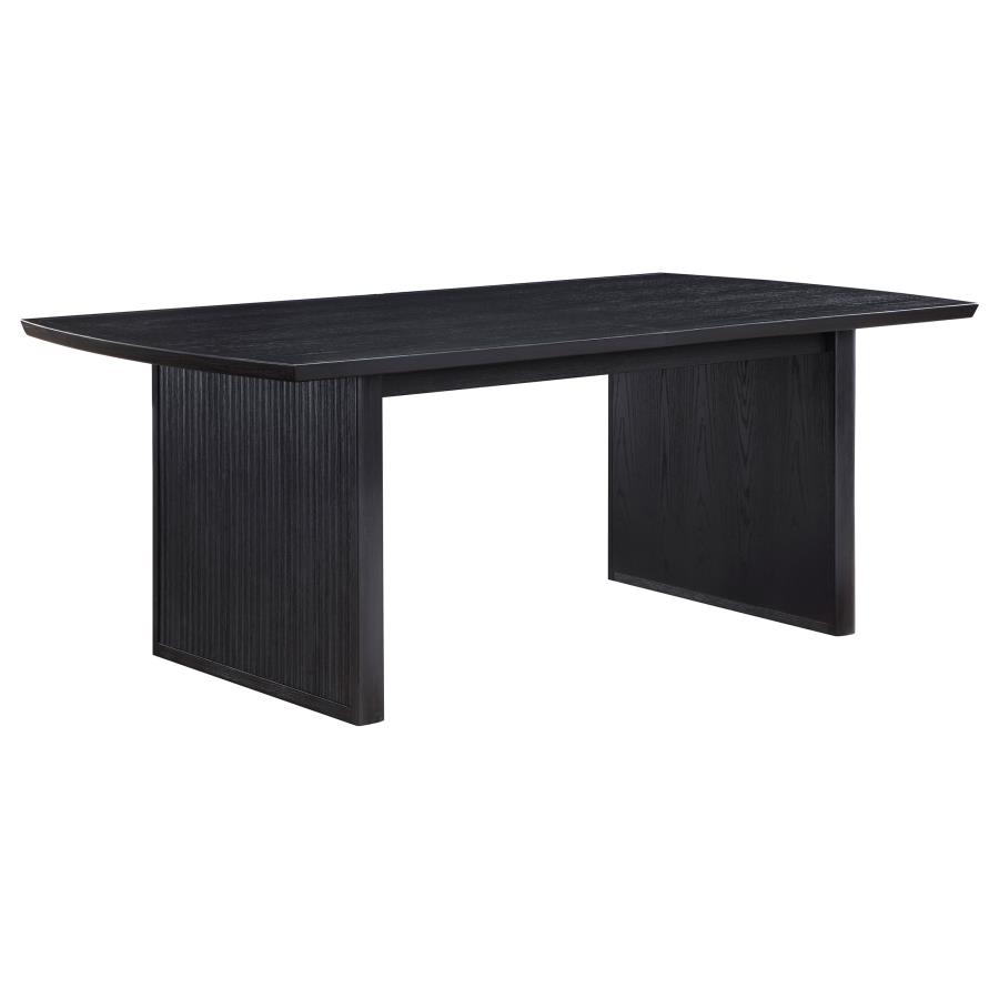 (image for) Brookmead 100-inch Extension Leaf Dining Table Black