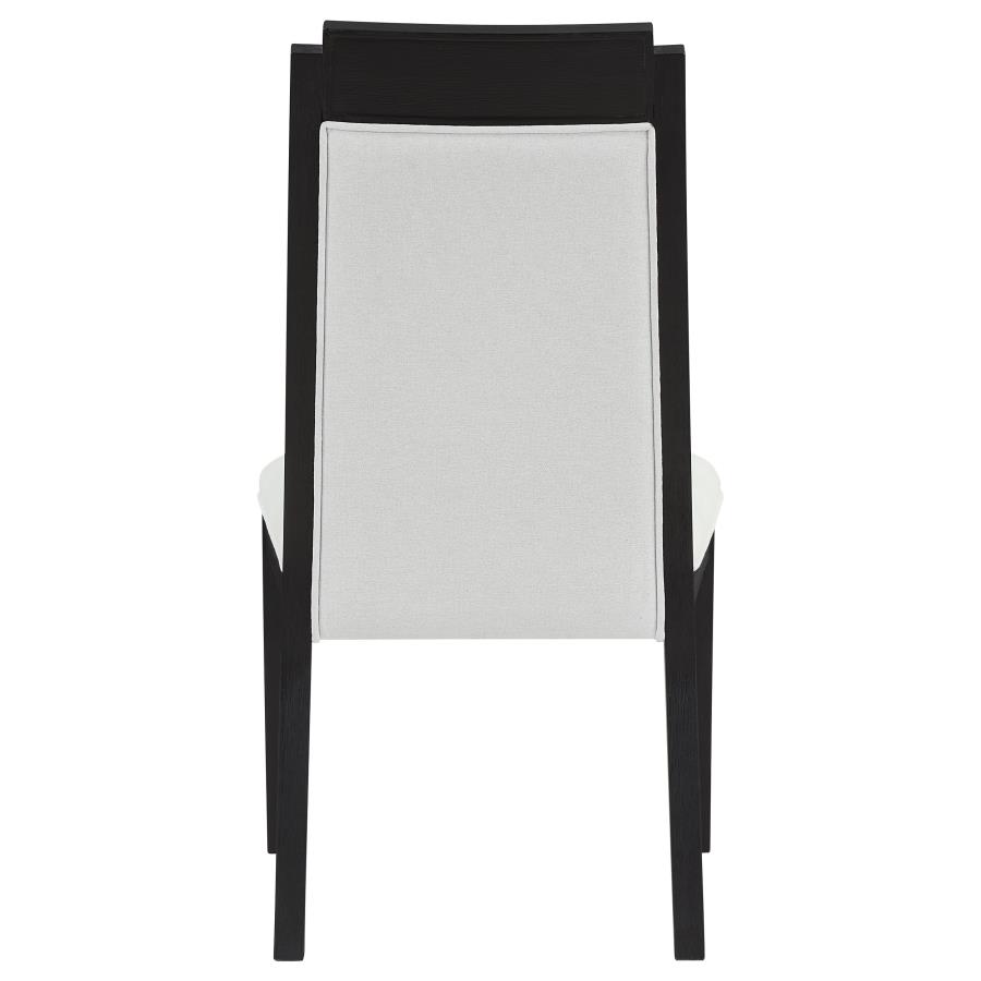 (image for) Brookmead Wood Dining Side Chair Ivory and Black (Set of 2)