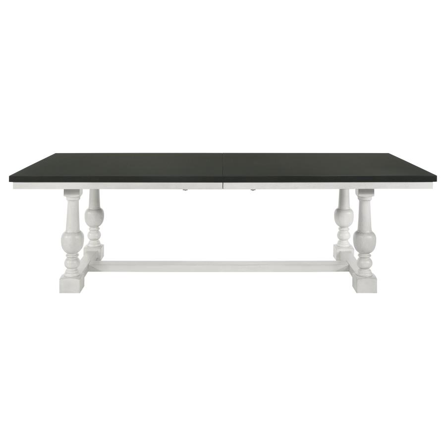 (image for) Aventine 112-inch Extension Dining Table Vintage Charcoal