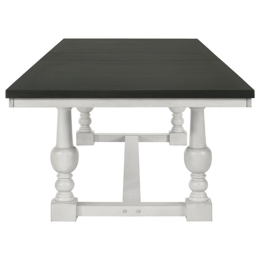 (image for) Aventine 112-inch Extension Dining Table Vintage Charcoal