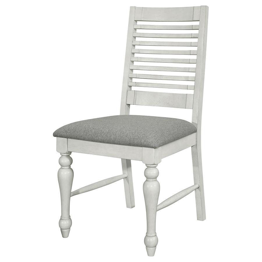 (image for) Aventine Wood Dining Side Chair Vintage White (Set of 2)