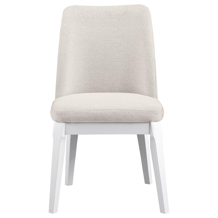 (image for) Carissa Upholstered Dining Side Chair Beige (Set of 2)