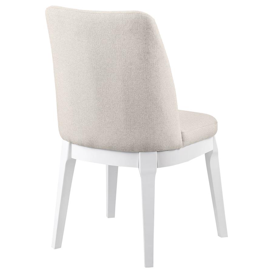 (image for) Carissa Upholstered Dining Side Chair Beige (Set of 2)