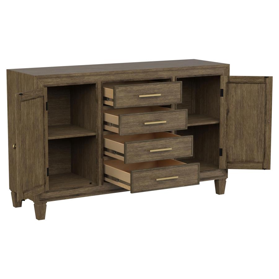 (image for) Matisse 4-drawer Sideboard Buffet Cabinet Light Brown