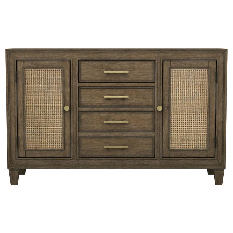 (image for) Matisse 4-drawer Sideboard Buffet Cabinet Light Brown