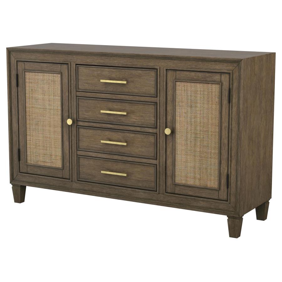 (image for) Matisse 4-drawer Sideboard Buffet Cabinet Light Brown