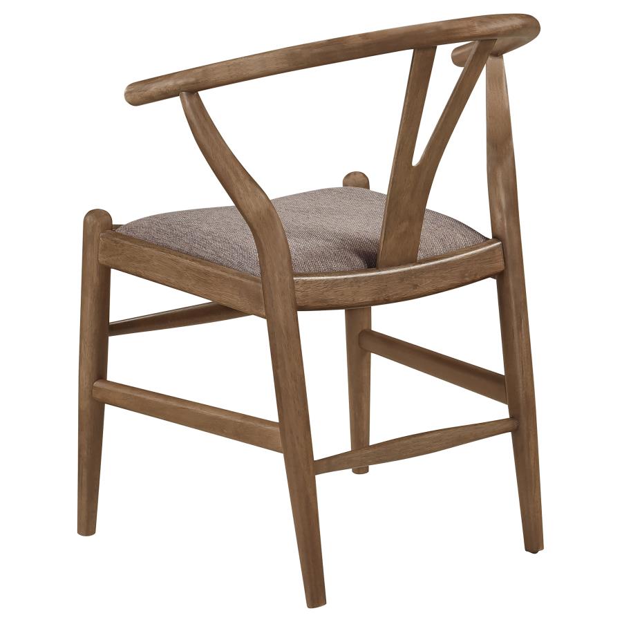 (image for) Dinah Wood Wishbone Dining Side Chair Walnut (Set of 2)