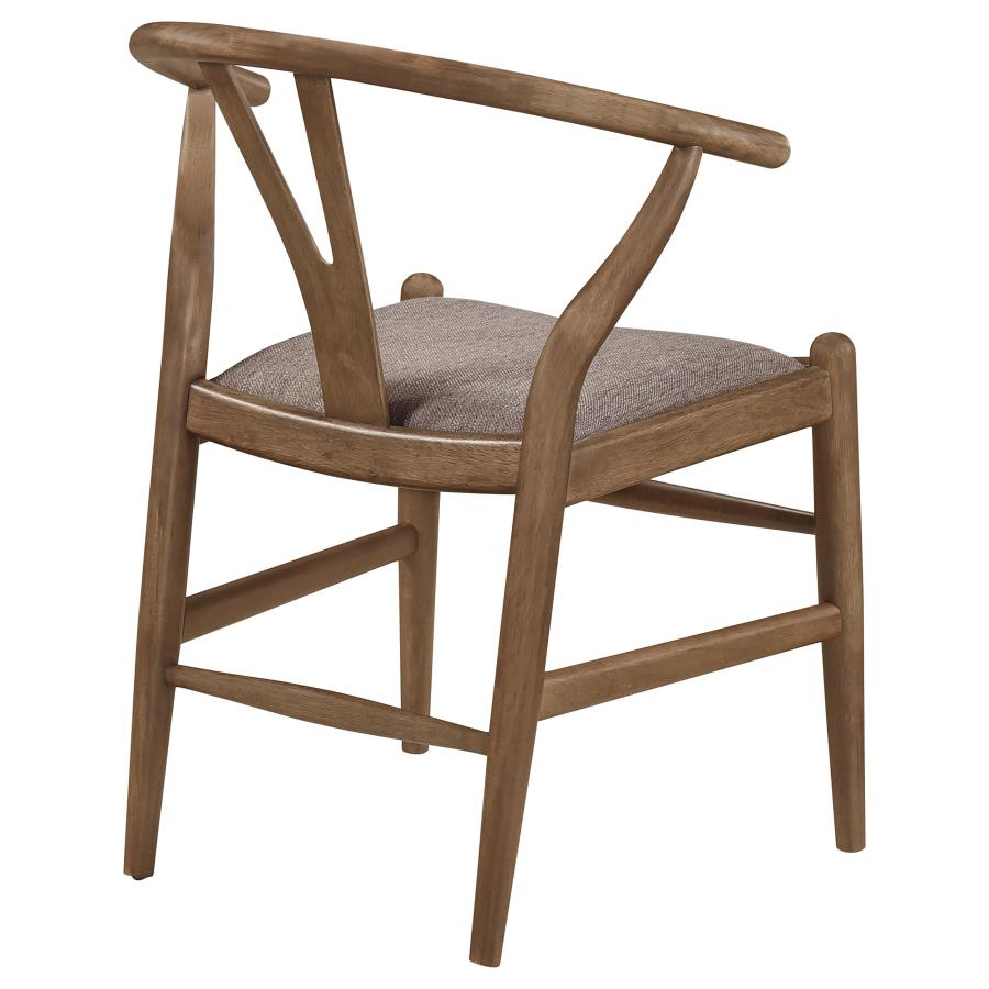 (image for) Dinah Wood Wishbone Dining Side Chair Walnut (Set of 2)