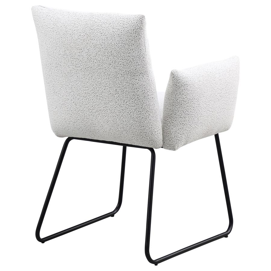 (image for) Ackland Upholstered Dining Side Chair Light Grey (Set of 2)