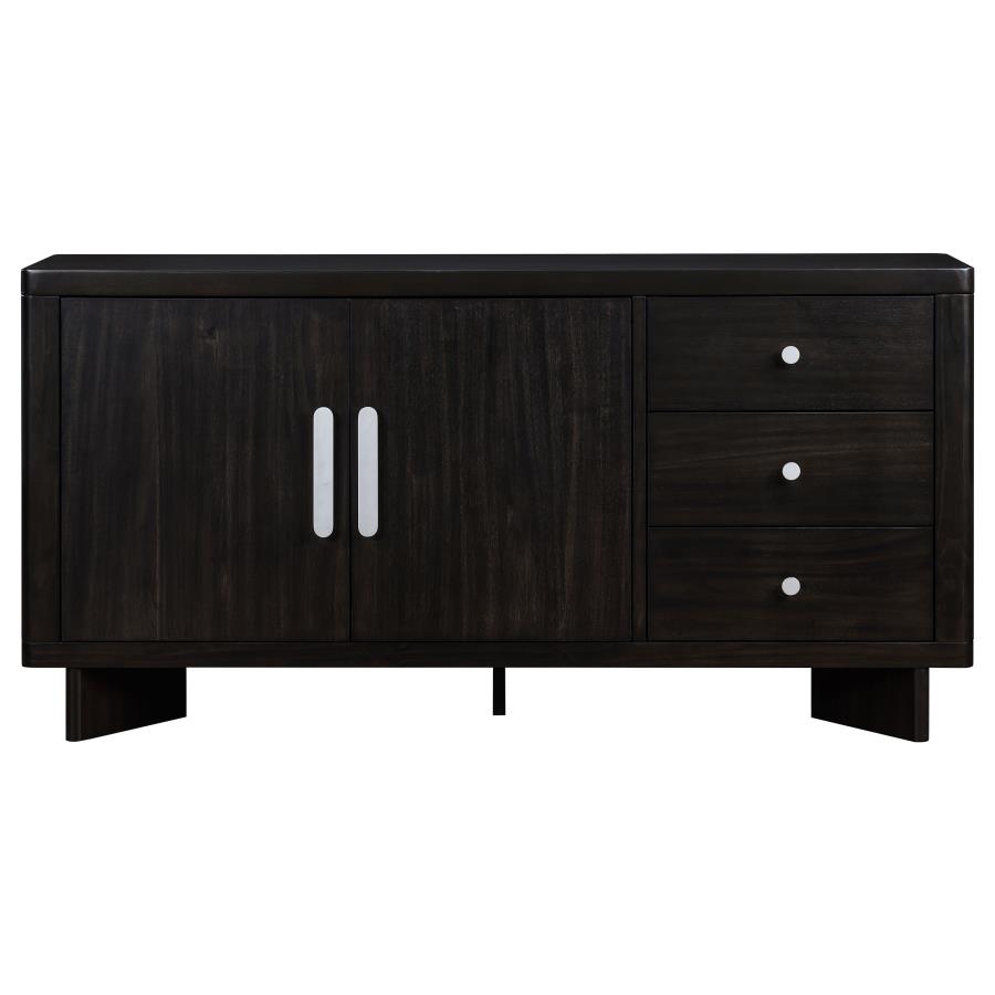 (image for) Hathaway 3-drawer Sideboard Buffet Cabinet Acacia Brown