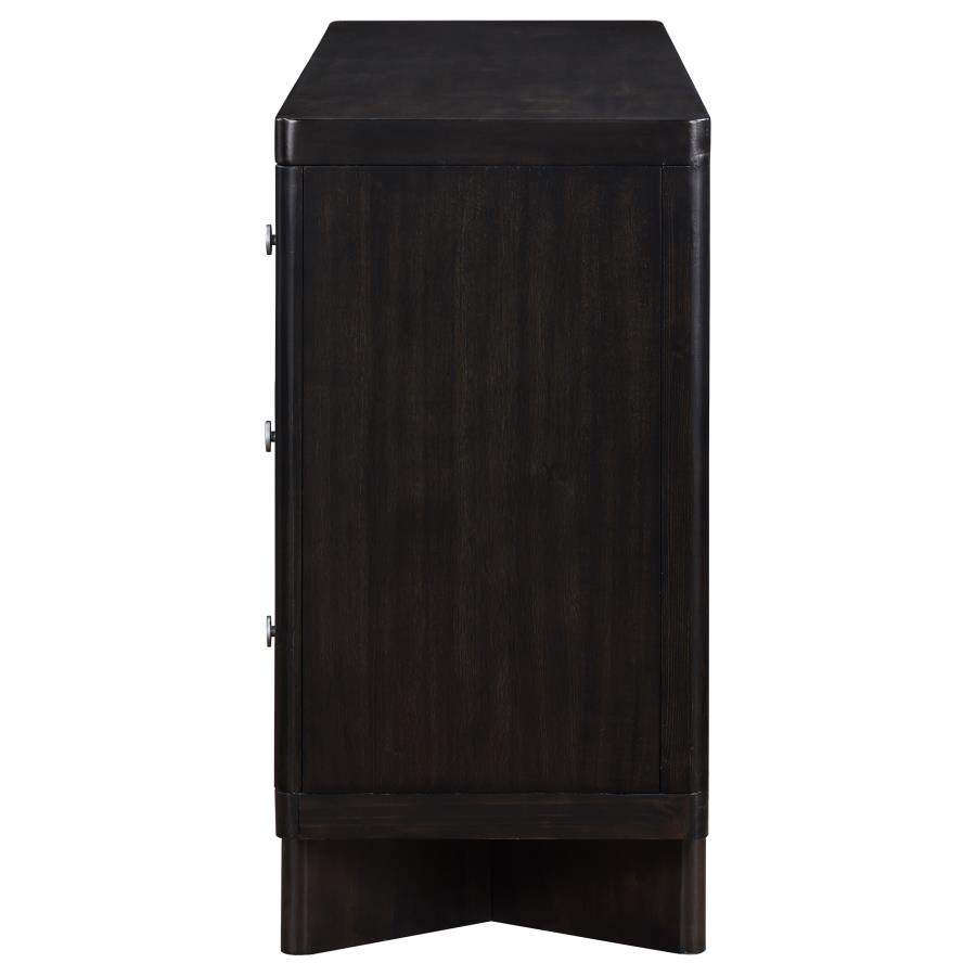 (image for) Hathaway 3-drawer Sideboard Buffet Cabinet Acacia Brown