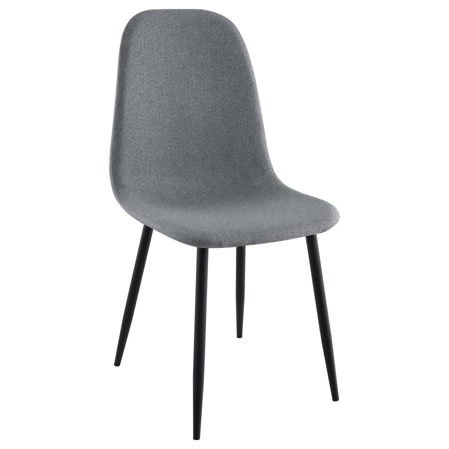 (image for) Dennison Upholstered Dining Side Chair Grey (Set of 4)