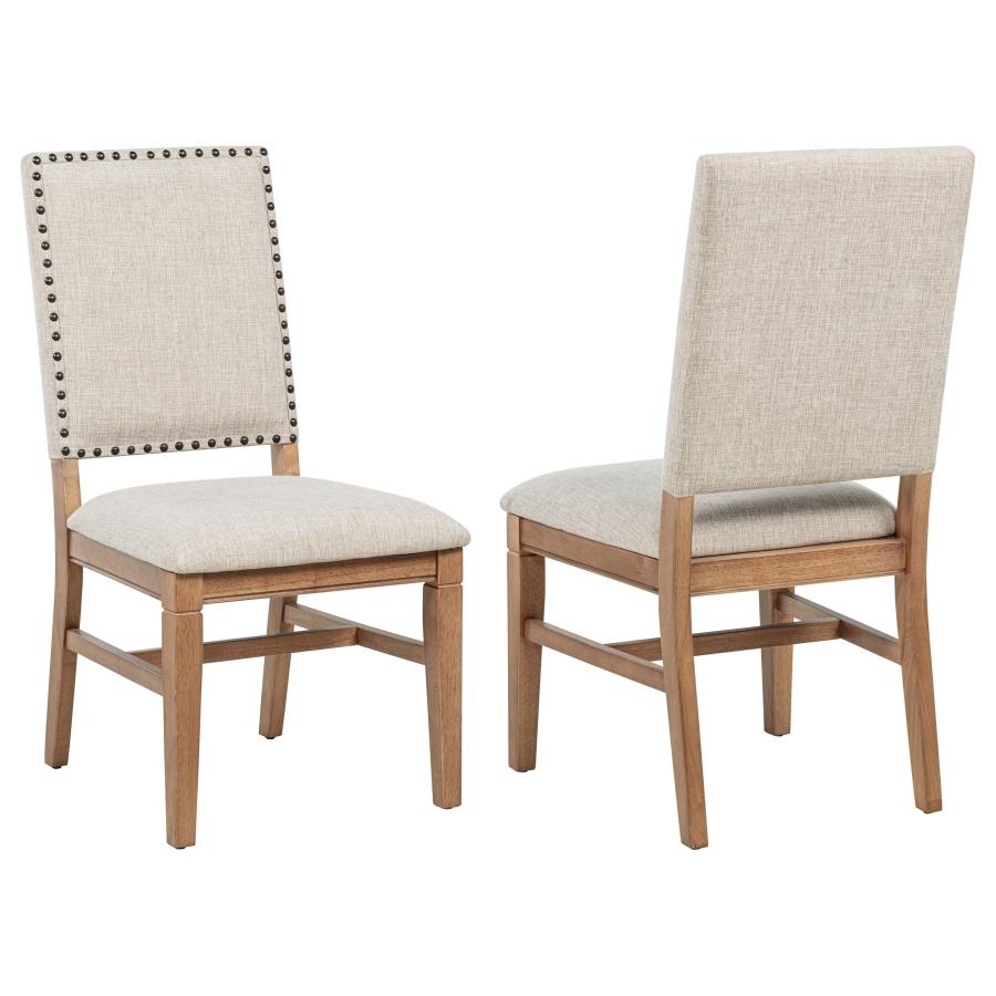 (image for) Middleton Upholstered Dining Side Chair Beige (Set of 2)