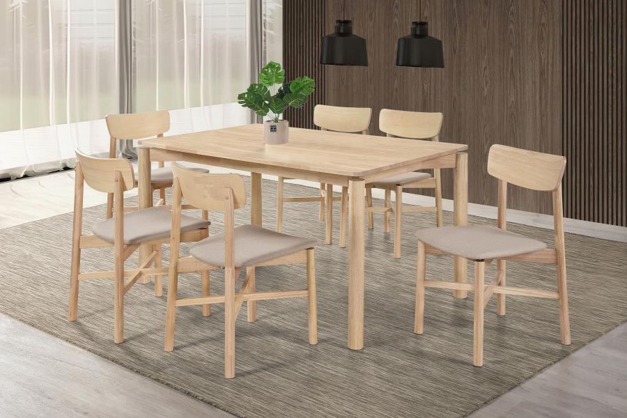 (image for) Parkridge 7-piece 59-inch Wood Dining Set White Washed