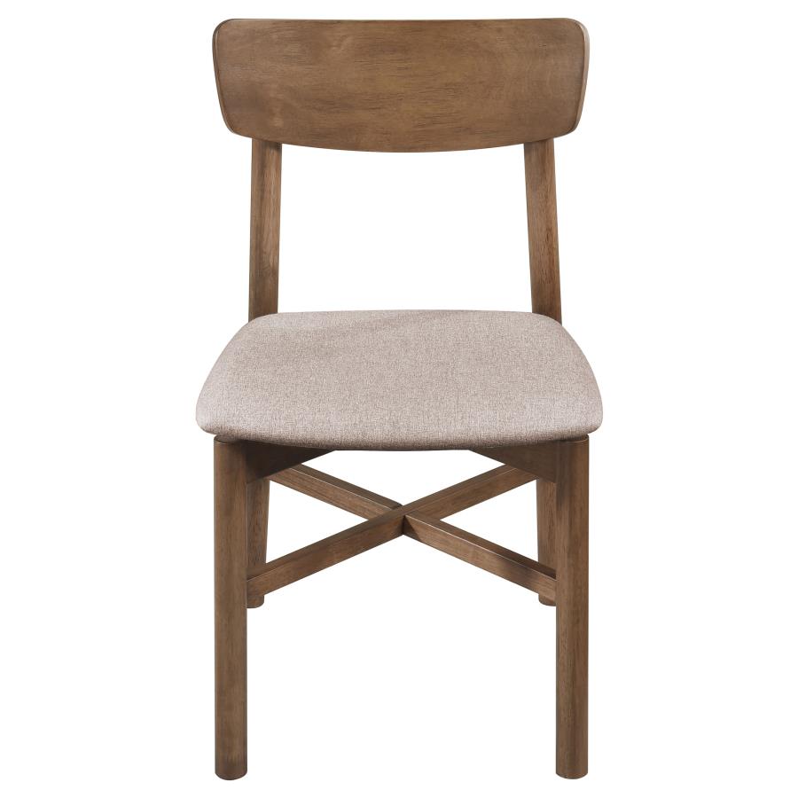 (image for) Parkridge Dining Side Chair Natural Walnut (Set of 2)