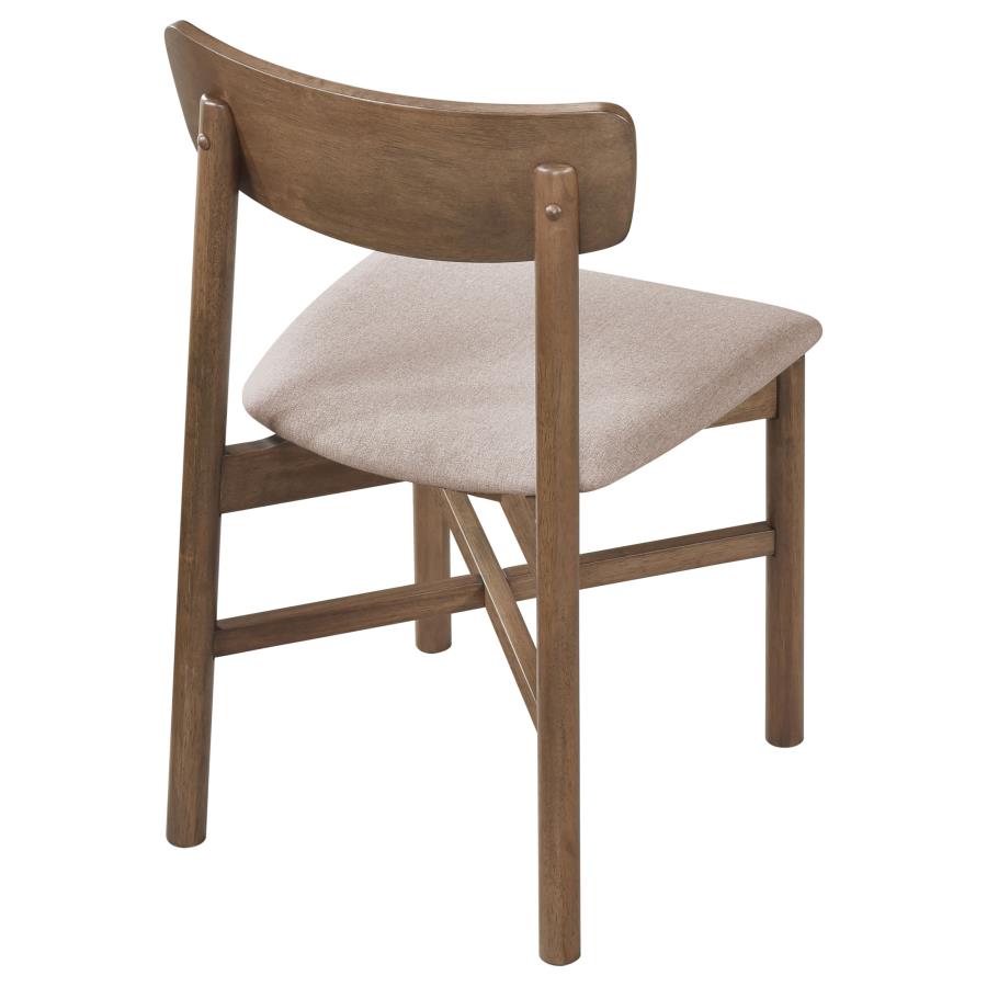 (image for) Parkridge Dining Side Chair Natural Walnut (Set of 2)