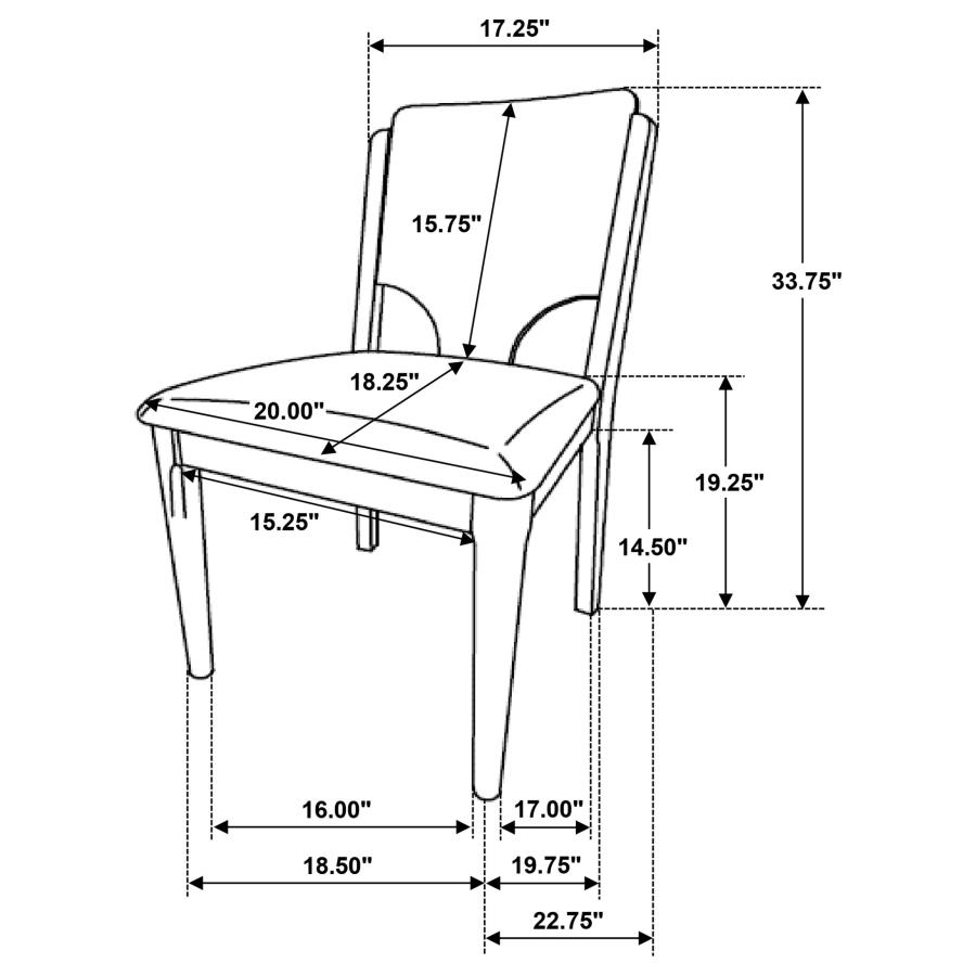 (image for) Biltmore 5-piece 46-inch Round Wood Dining Table Set Walnut