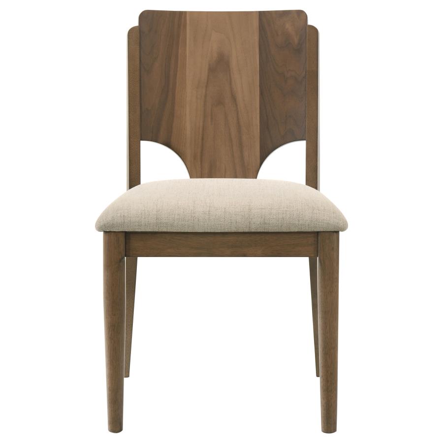 (image for) Biltmore Dining Chair Upholstered Seat Walnut (Set of 2)