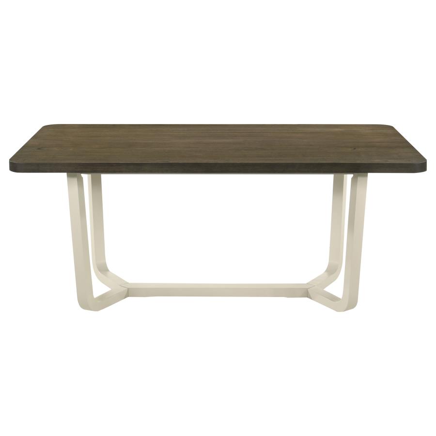 (image for) Biloxi 71-inch Rectangular Wood Dining Table Greyish Brown