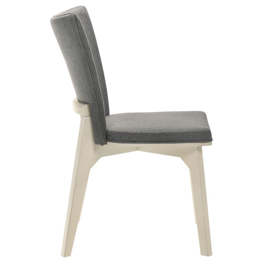 (image for) Biloxi Upholstered Dining Side Chair Grey (Set of 2)