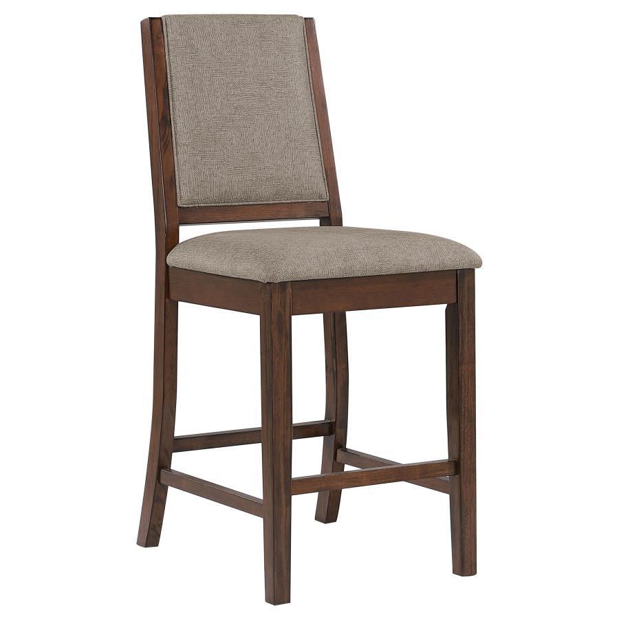 (image for) Patterson Upholstered Counter Chair Mango Oak (Set of 2)