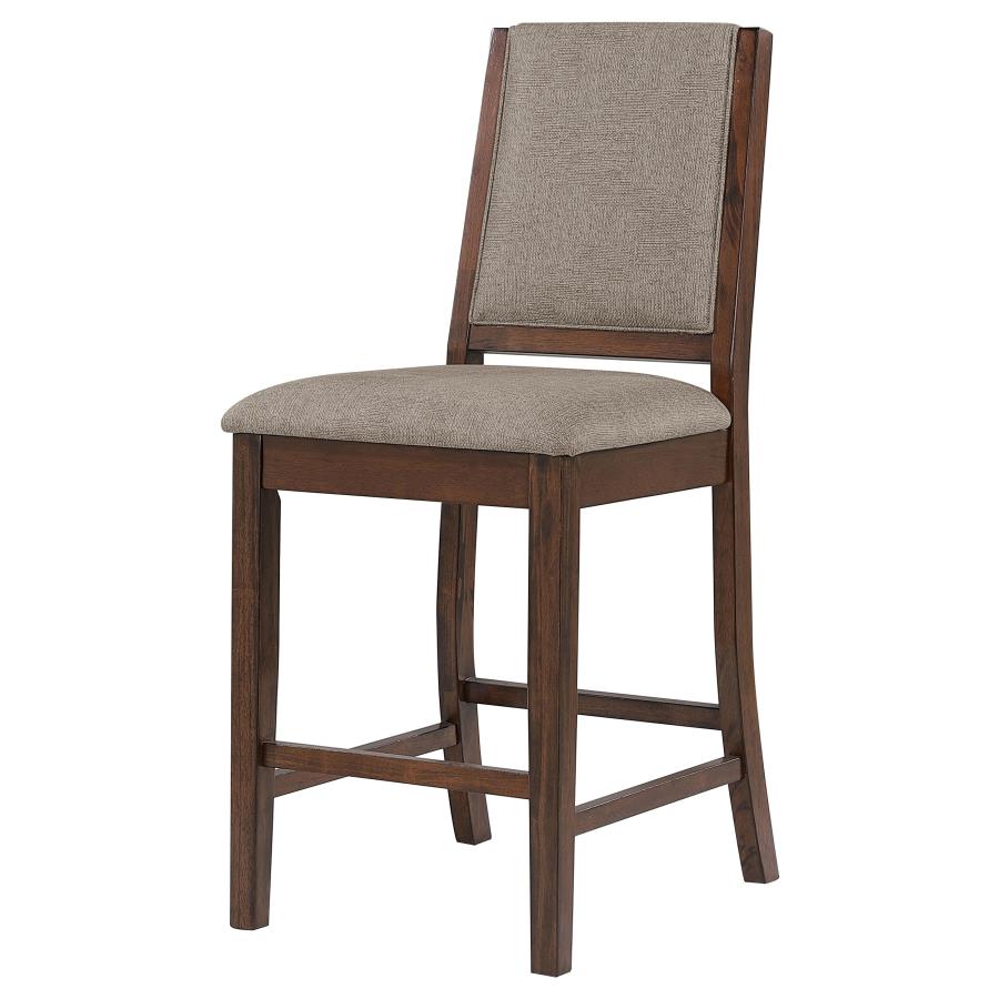 (image for) Patterson Upholstered Counter Chair Mango Oak (Set of 2)