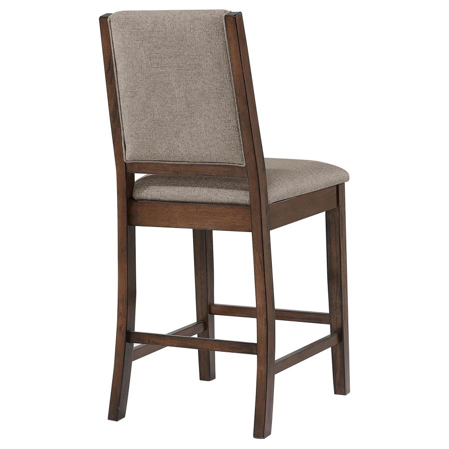 (image for) Patterson Upholstered Counter Chair Mango Oak (Set of 2)