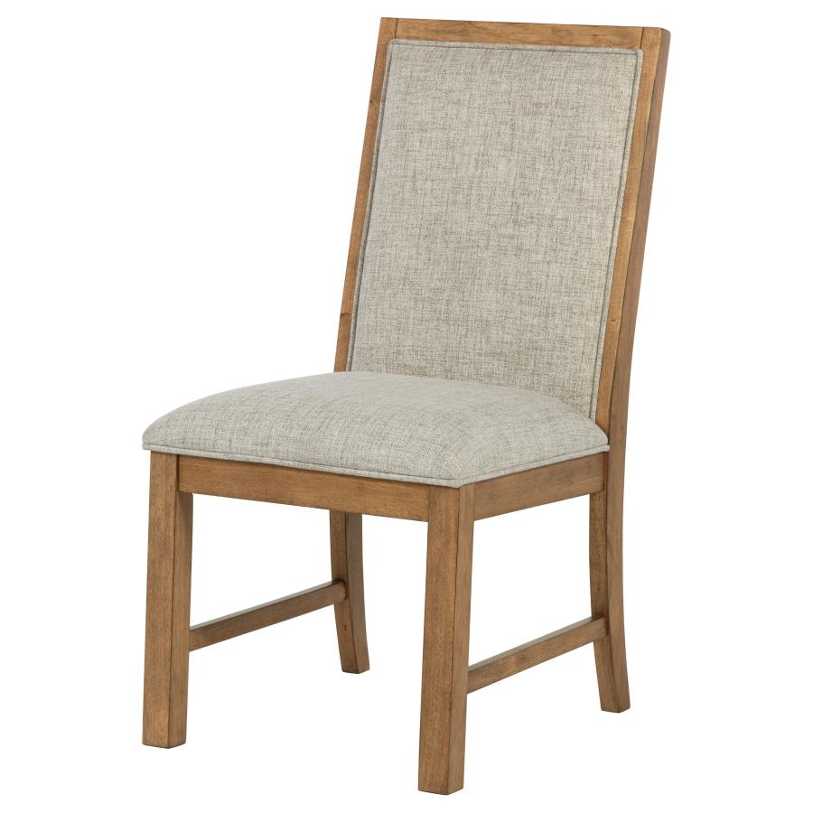 (image for) Bruner Upholstered Dining Side Chair Brown (Set of 2)