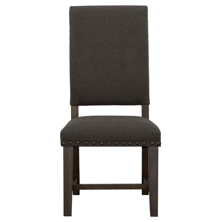 (image for) Twain Upholstered Dining Side Chair Warm Grey (Set of 2)