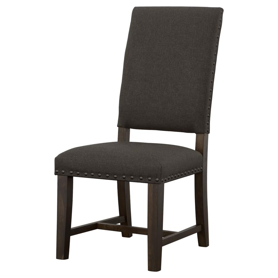 (image for) Twain Upholstered Dining Side Chair Warm Grey (Set of 2)