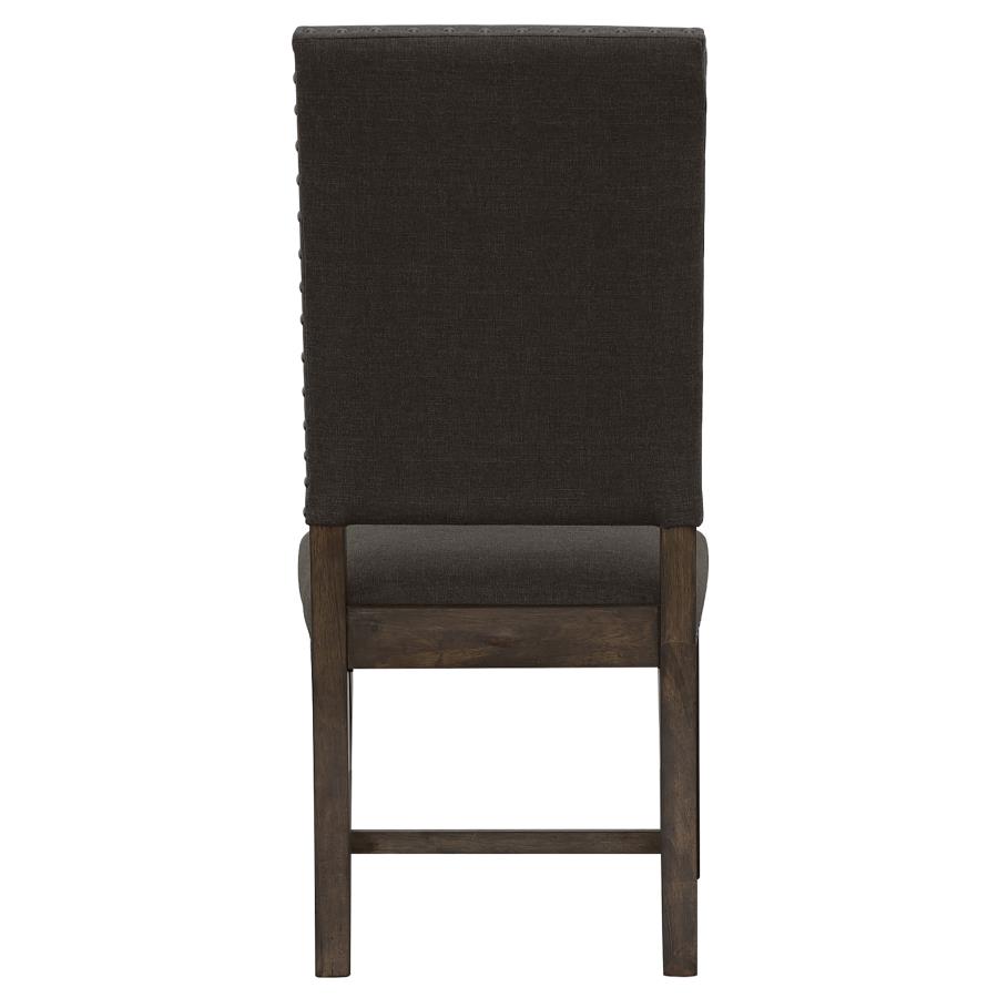 (image for) Twain Upholstered Dining Side Chair Warm Grey (Set of 2)