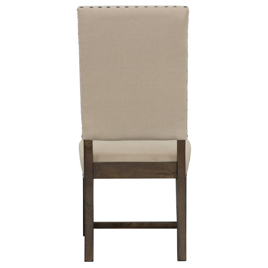 (image for) Twain Upholstered Dining Side Chair Beige (Set of 2)