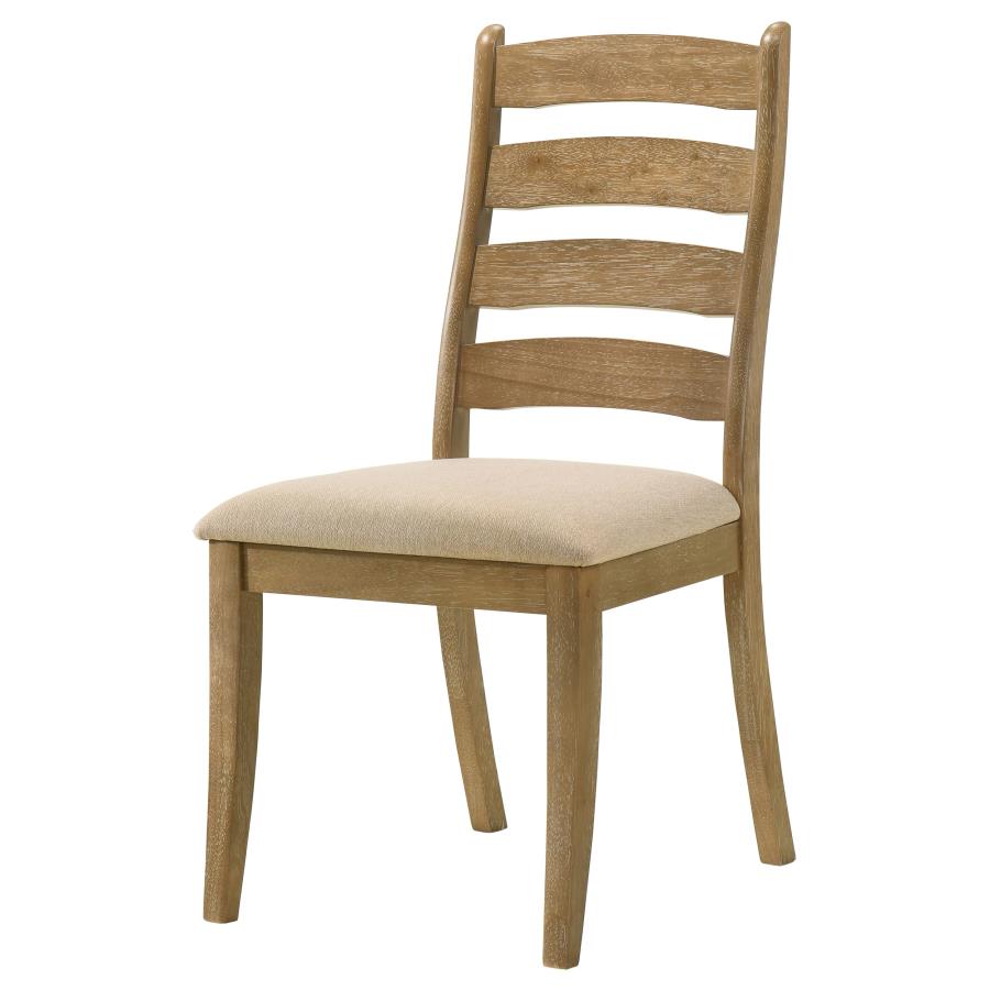 (image for) Danvers Wood Dining Side Chair Brown Oak (Set of 2)