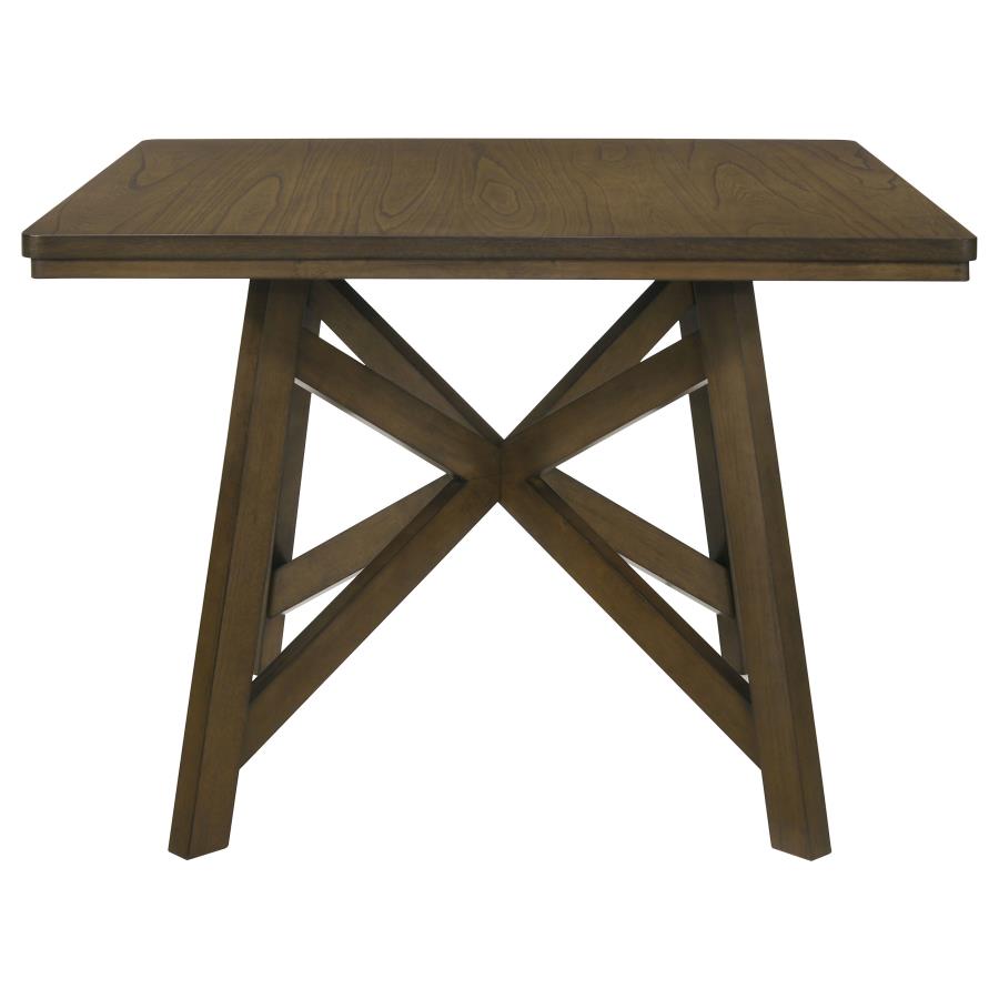 (image for) Canfield 47-inch Square Counter Height Dining Table Brown