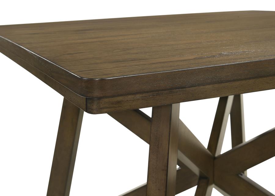 (image for) Canfield 47-inch Square Counter Height Dining Table Brown