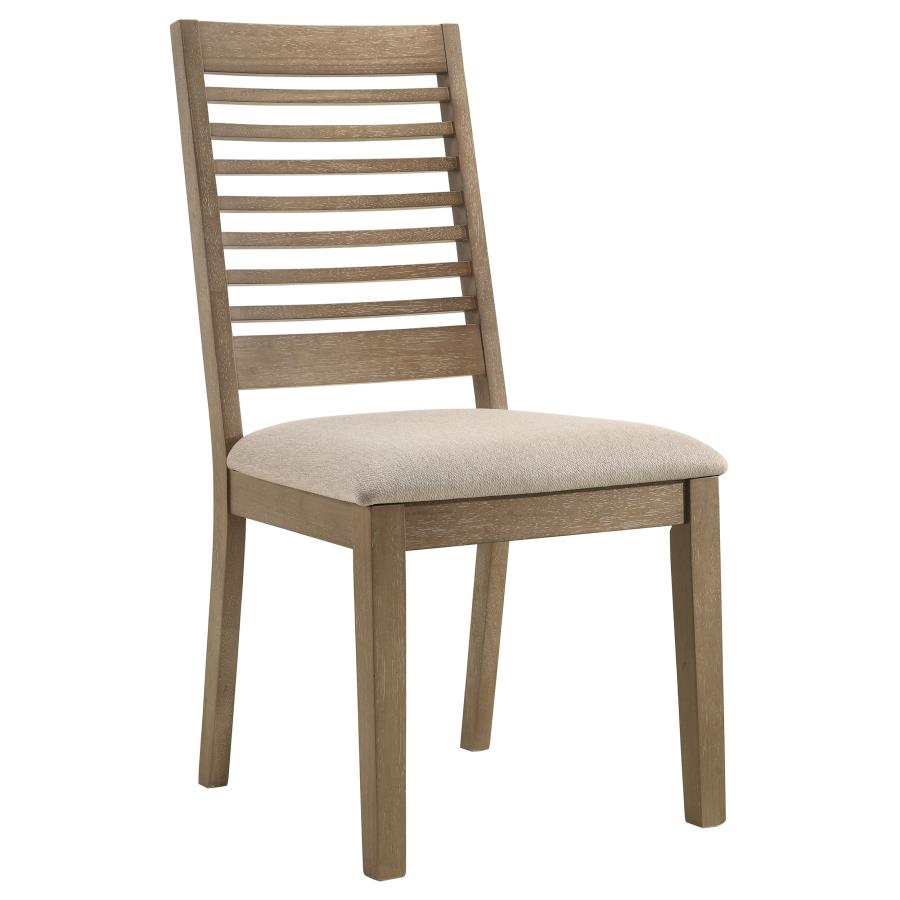 (image for) Scottsdale Wood Dining Side Chair Washed Brown (Set of 2)