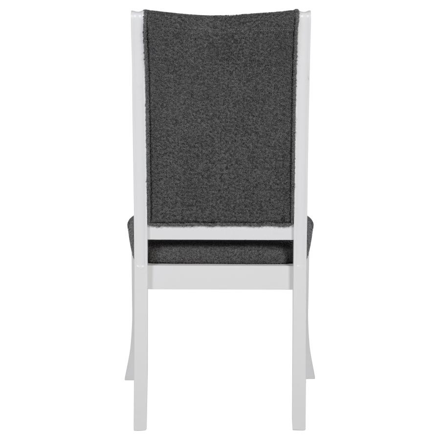 (image for) Judd Upholstered Dining Side Chair Pearl White (Set of 2)