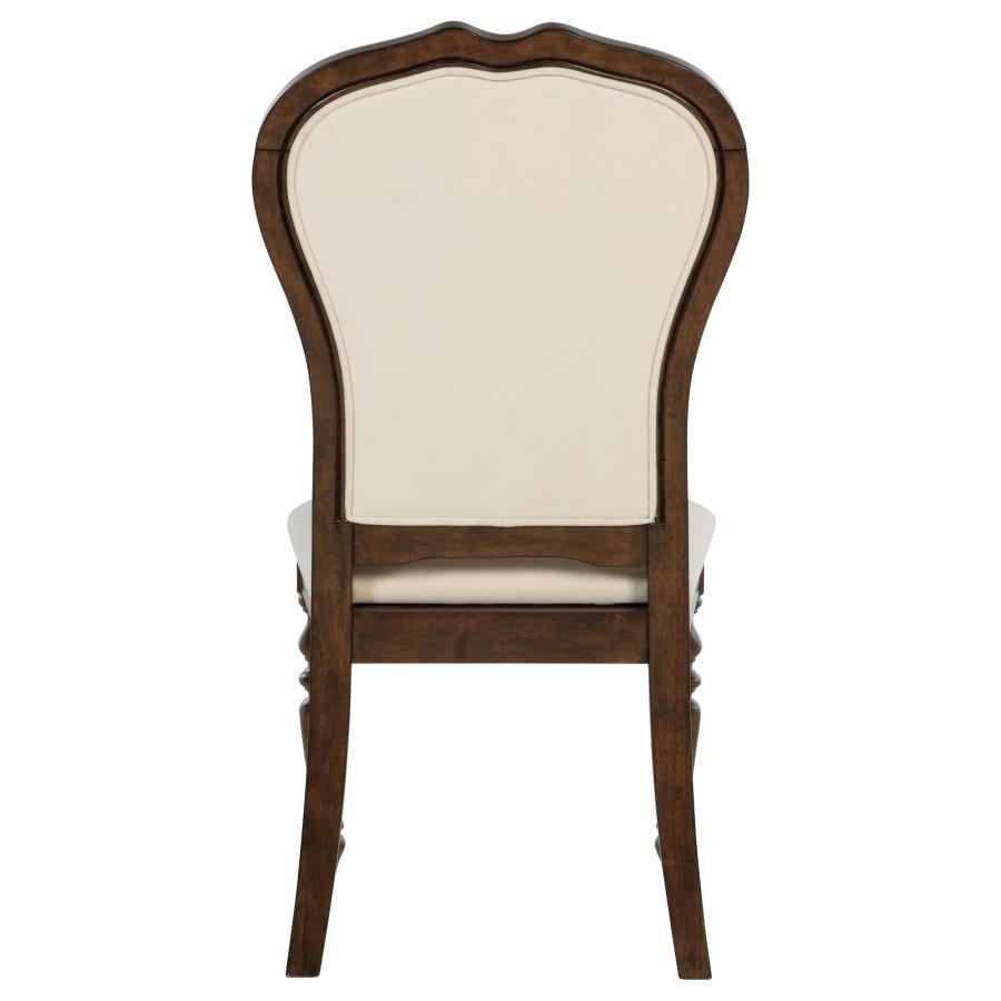 (image for) Landon Upholstered Dining Side Chair Rich Brown (Set of 2)