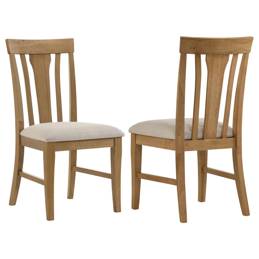 (image for) Hartville Dining Side Chair Natural Light Brown (Set of 2)